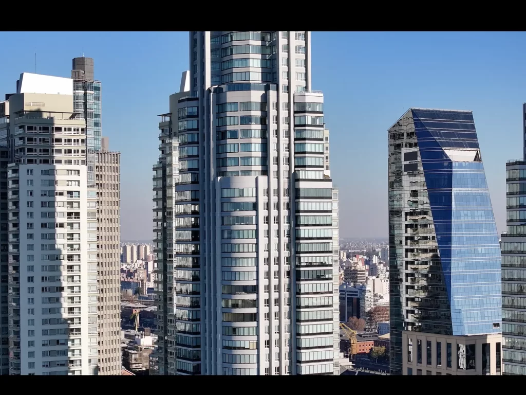 Aerial drone photography Buenos Aires caba